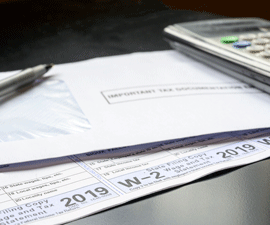 Tax Documents U.S. Mail