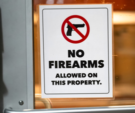 Firearm Sign